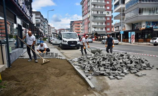 Giresun Belediyesi'nden Yaya Ulaşımına Yönelik Çalışma