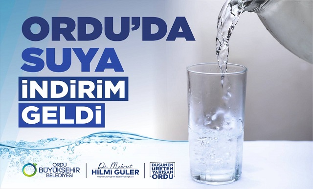 SUYA İNDİRİM!