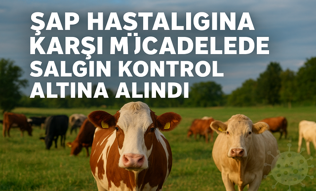 Şap Hastalığına Karşı Mücadelede Salgın Kontrol Altına Alındı!